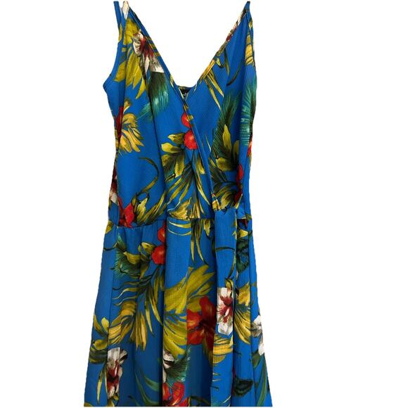 Wedding Guest Summer Dress Wrap Maxi Tropical Hawaiian Ruffles Beach Romantic S - Picture 3 of 5